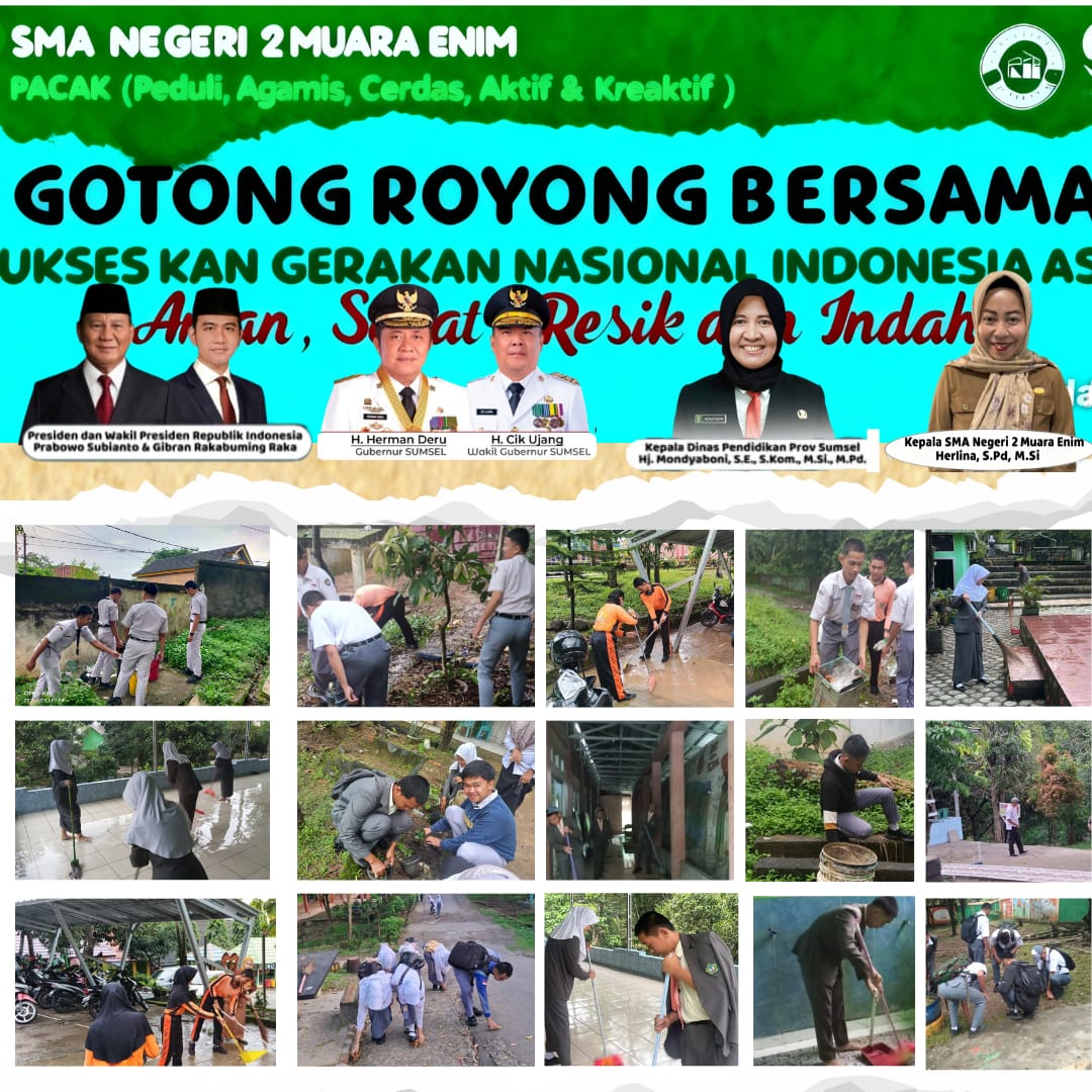 Gotong Royong Bersama Sukseskan Gerakan Nasional  Asri